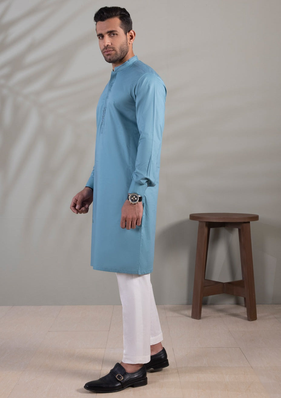 Aqua Green - Men's Kurta