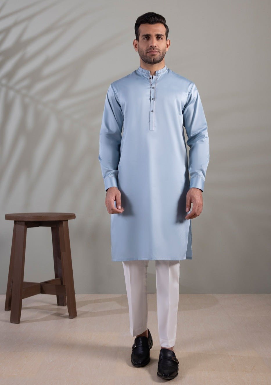 Light Blue - Men's Kurta