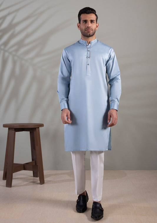 Light Blue - Men's Kurta
