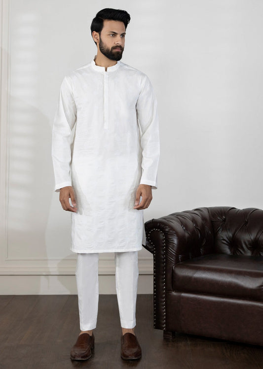 White - Men's Kurta