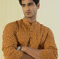 Rust - Men's Kurta