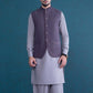 Plum Texture - Men's Waistcoat