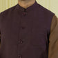 Dark Maroon - Men's Waistcoat