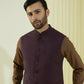 Dark Maroon - Men's Waistcoat