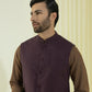 Dark Maroon - Men's Waistcoat