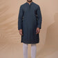 Grey - Men's Kurta