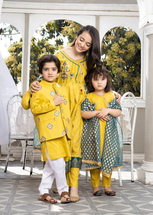 Lemon Yellow - Girl's Dress