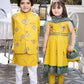 Lemon Yellow -  Boy's Kameez, Shalwar & Waistcoat
