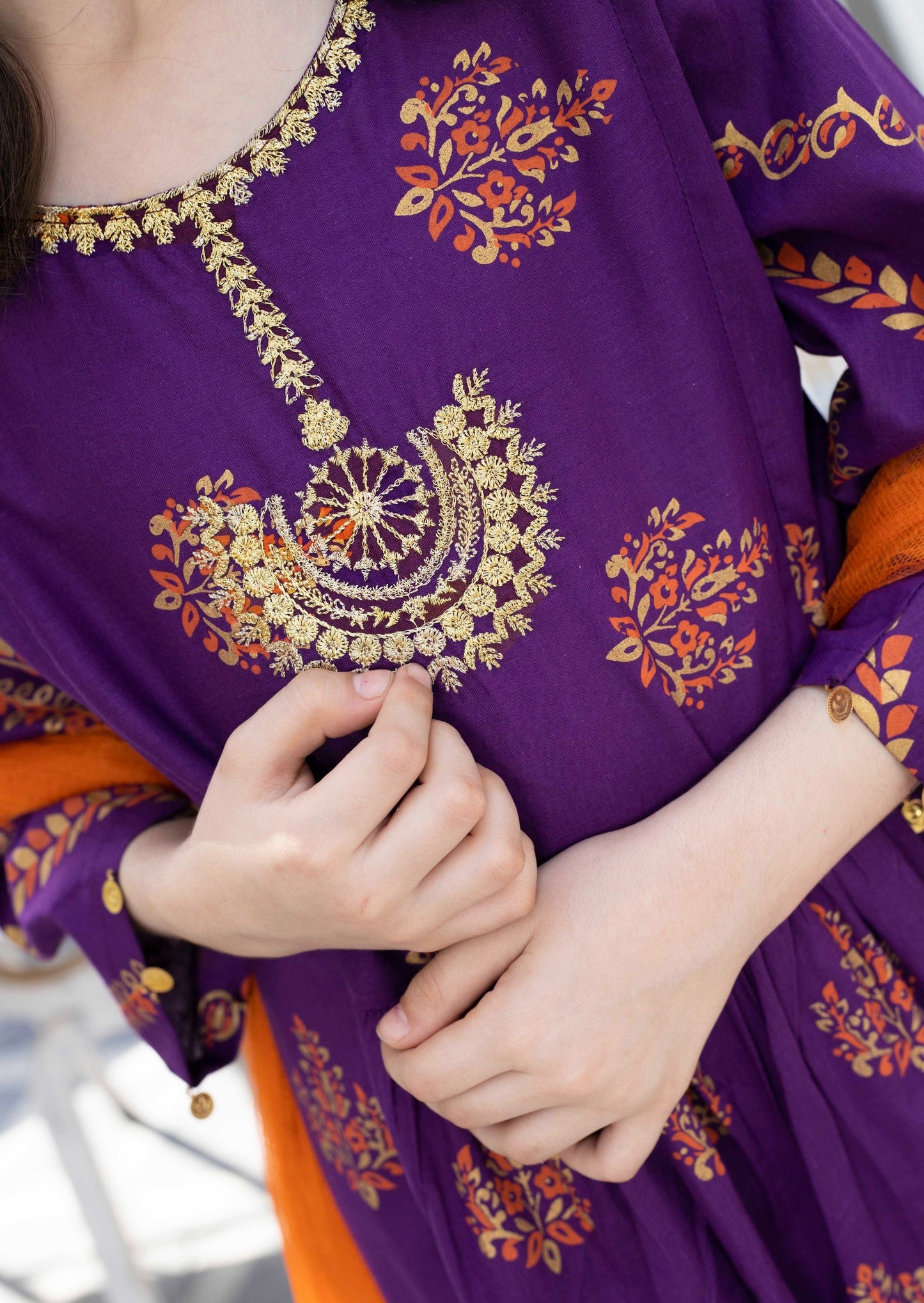 Purple - Girl's Dress