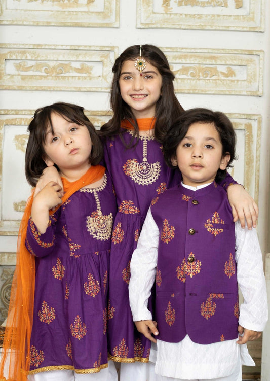 Purple - Girl's Dress