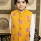 Mustard : Boy's Kameez, Shalwar & Waistcoat