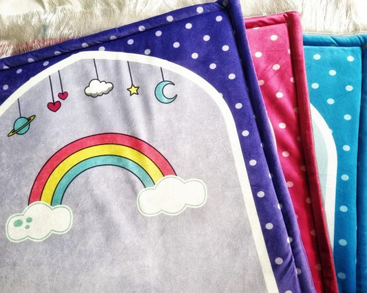 Prayer Mat - Purple Heavenly Rainbows