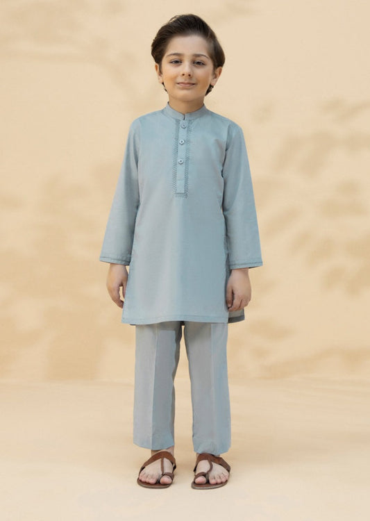 Grey - Boy's Kurta & Shalwar
