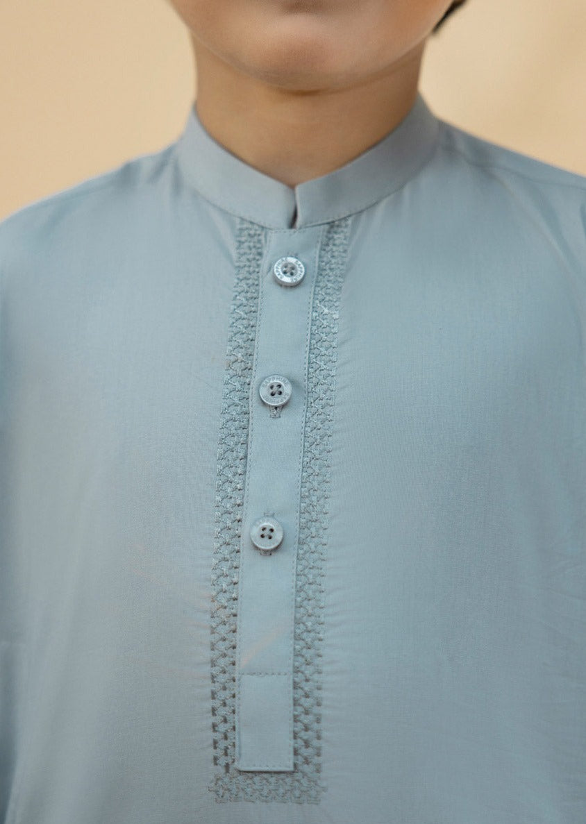 Grey - Boy's Kurta & Shalwar