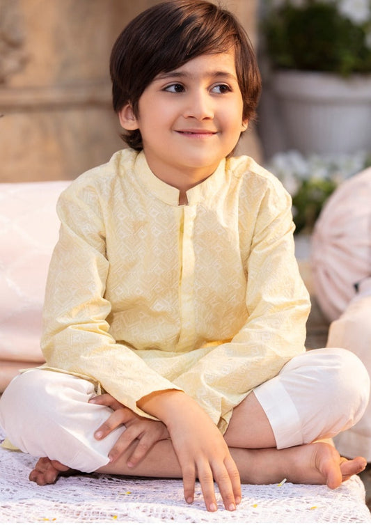 Yellow - Boy's Kurta Shalwar