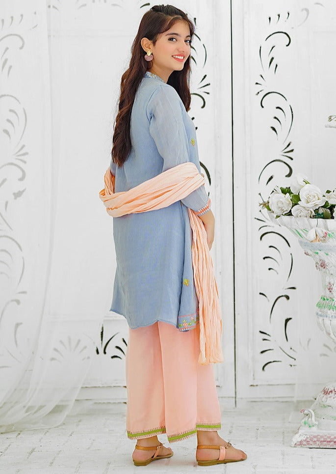 Blue - Girl's Dress