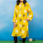 Yellow - Girl's Kurta