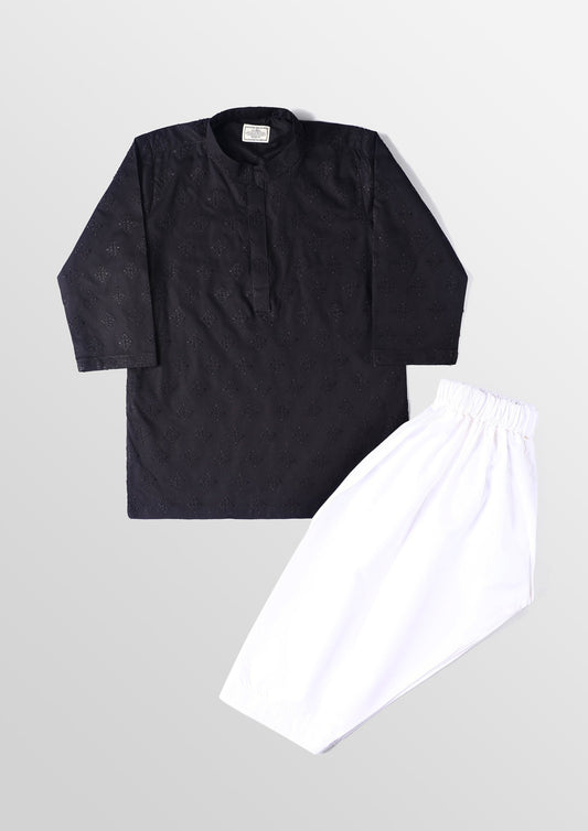 Black - Infant Boys Kurta Shalwar