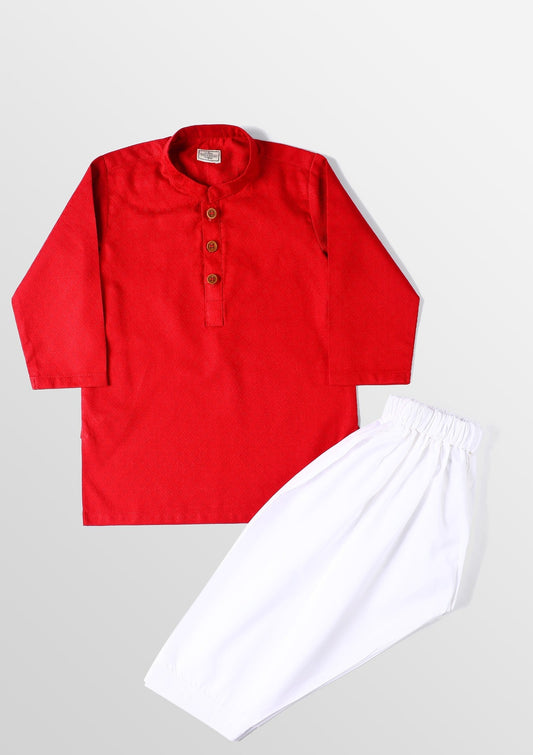 Red - Infant Kurta Shalwar