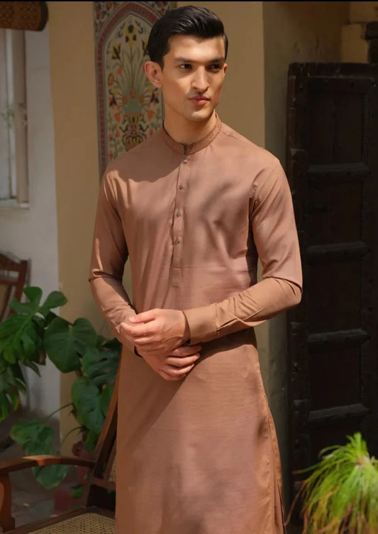 Rust - Men's Kameez Shalwar