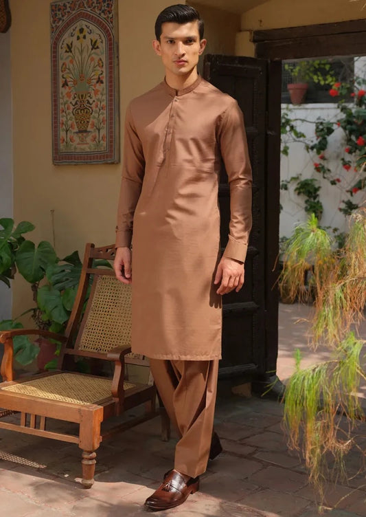 Rust - Men's Kameez Shalwar