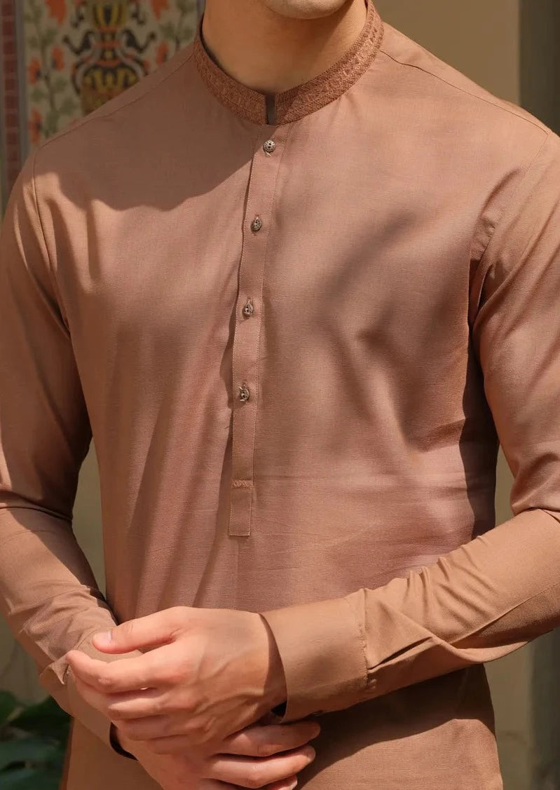 Rust - Men's Kameez Shalwar