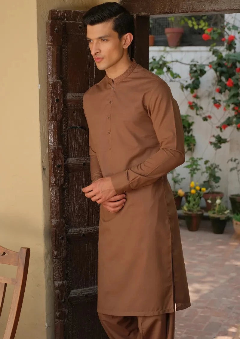 Rust - Men's Kameez Shalwar
