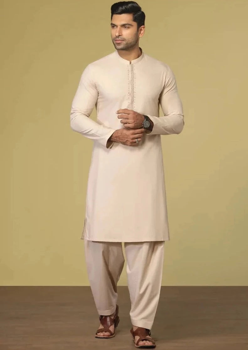 Fawn - Men's Kameez Shalwar