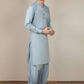 Dull Blue - Teen Boy's Kameez & Shalwar