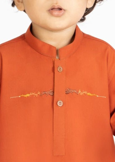 Rust - Infant Kurta Shalwar