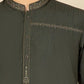 Olive - Teen Boy's Kameez & Shalwar