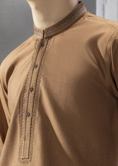Rust - Boy's Kameez & Shalwar