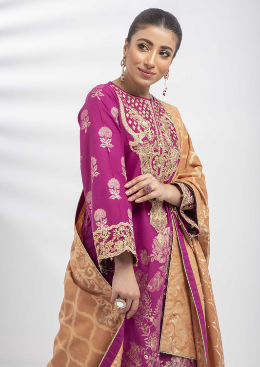 Pink & Beige : Women's Dress