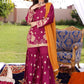 Magenta - Women's Gharara Dress