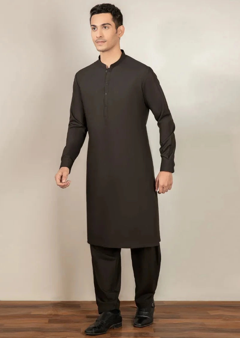 Coffee Brown - Men's Kameez Shalwar