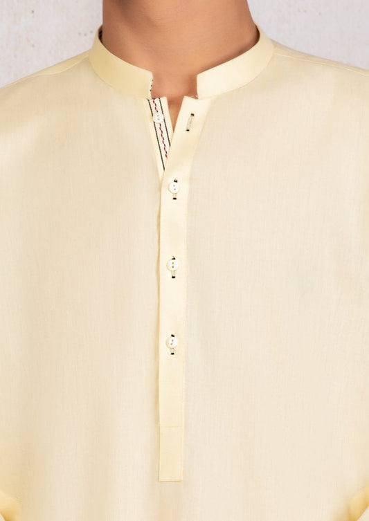 Lemon Yellow - Teen Boys Kurta