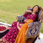Magenta - Women's Gharara Dress