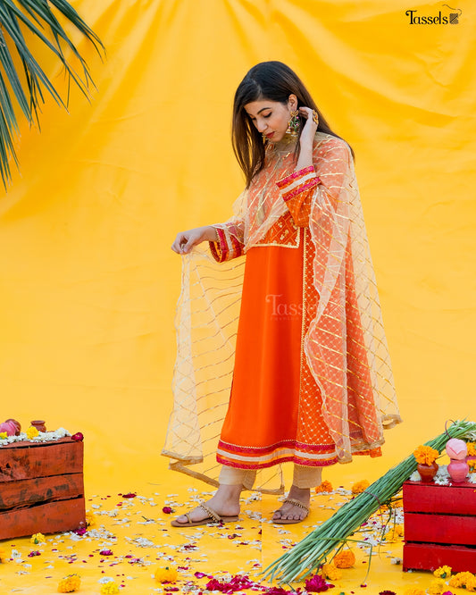 Orange - Women's Dress