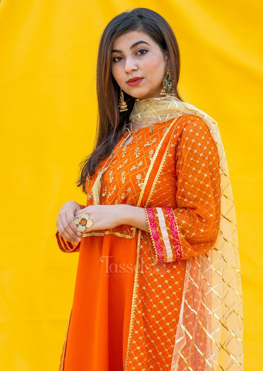 Orange - Women's Dress