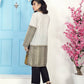Mustard Embroidered Kurta (Top-only)