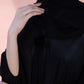 Black : Kaftan Abaya & Hijab Set