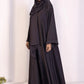 Charcoal : Abaya & Hijab Set