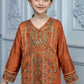 Orange - Girl's Kurta