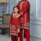 Red - Girl's Kurta