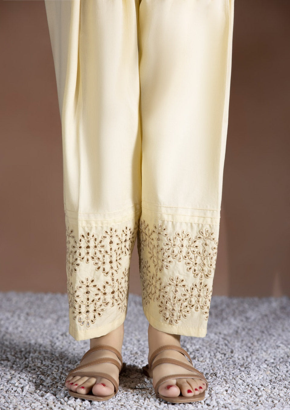 Beige -  Shalwar