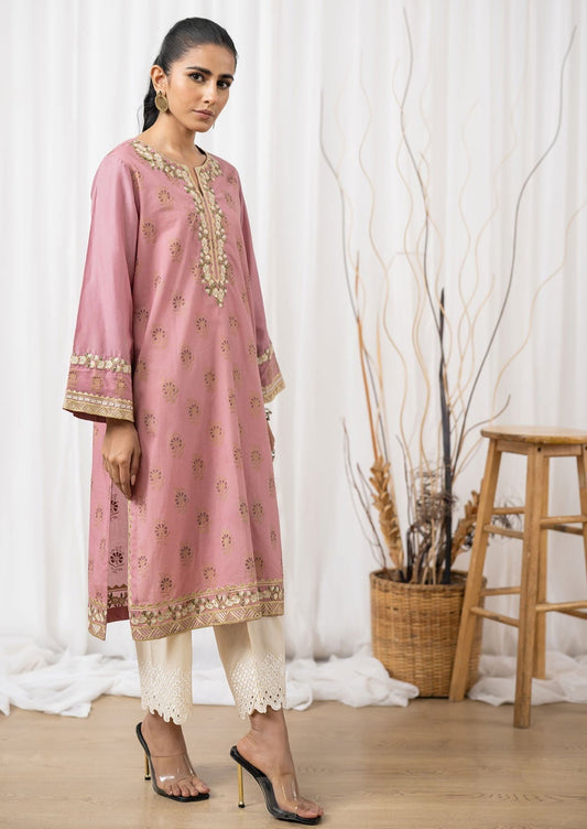 Pink - Women's  Kurta