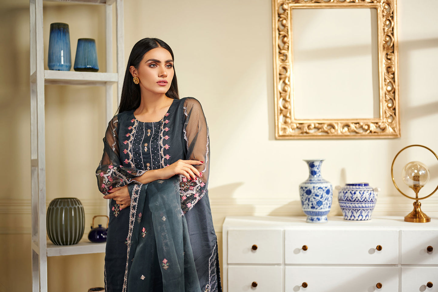 Grey - Women's Dress