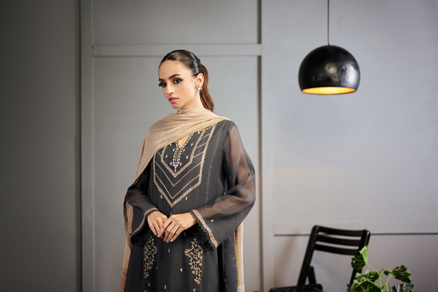 Grey : Women's Dress