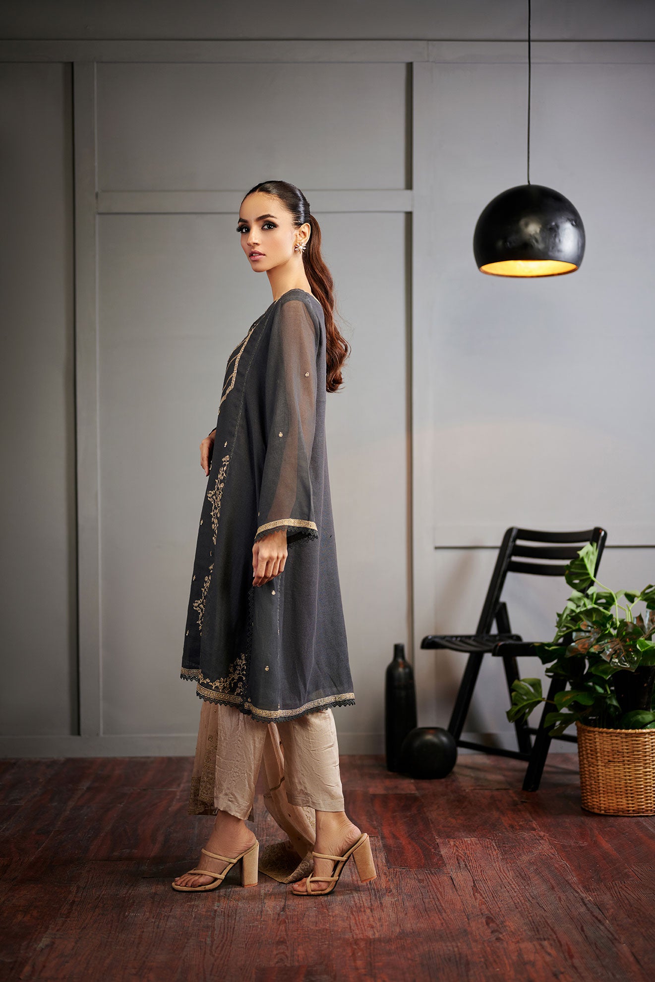 Grey : Women's Dress
