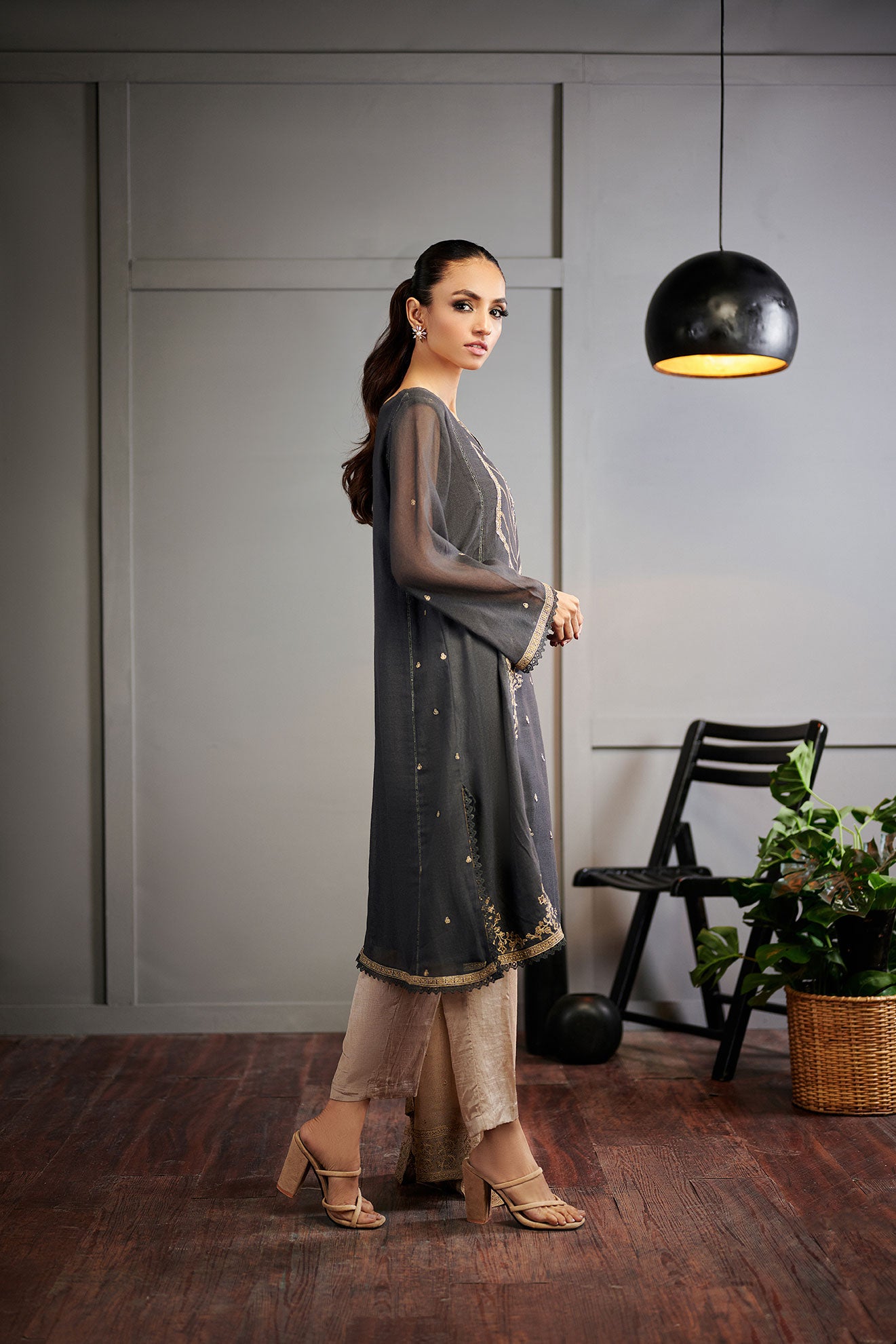 Grey : Women's Dress